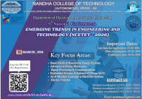 National Conference on Emerging Trends in Engineering and Technology 2026 National Conference Poster